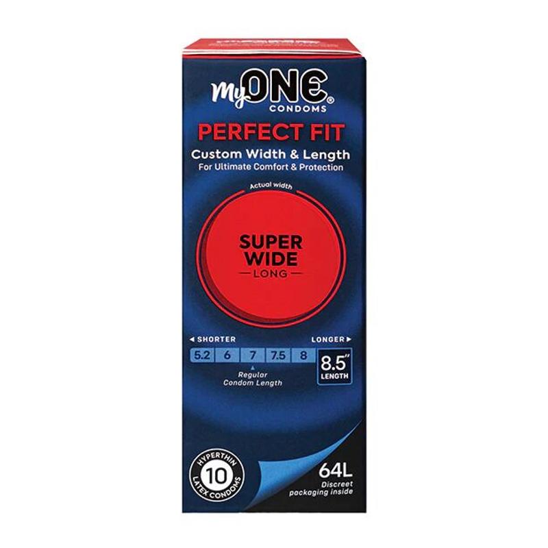 Презервативи MyONE Super Wide & Long 10 шт, картонна коробка - зображення 1