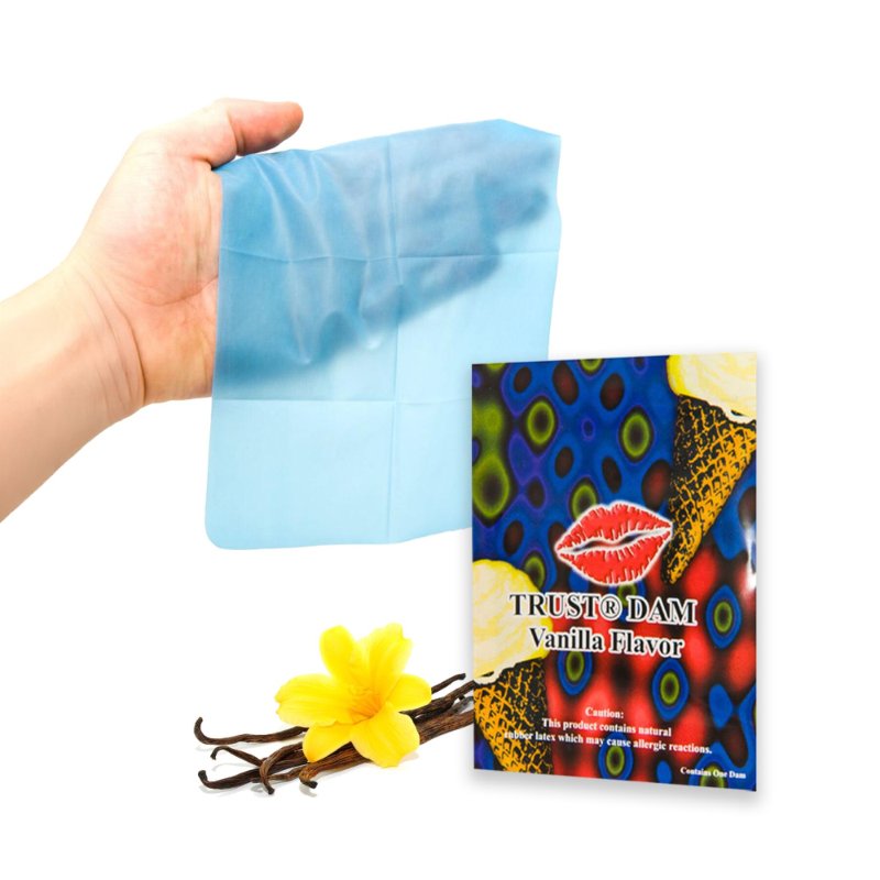 Латексна серветка Latex Dental Dams Vanilla 1 шт - зображення 1
