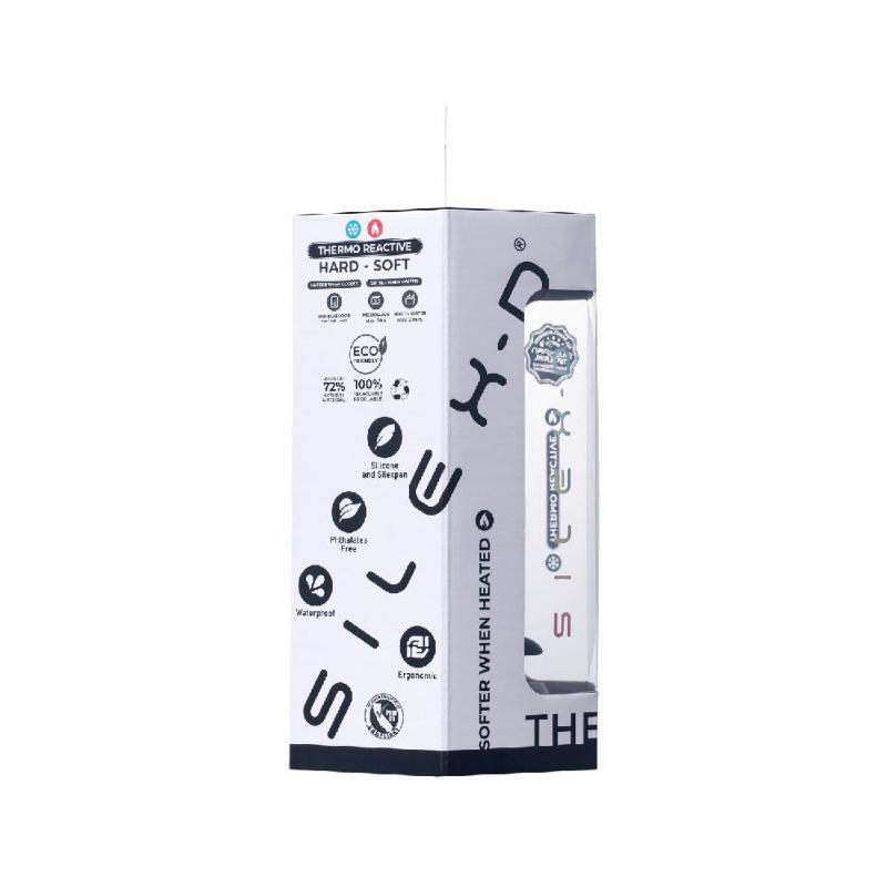 Анальна пробка SilexD Model 2, size M, чорна, двошарова, з ефектом пам’яті, діаметр 4 см