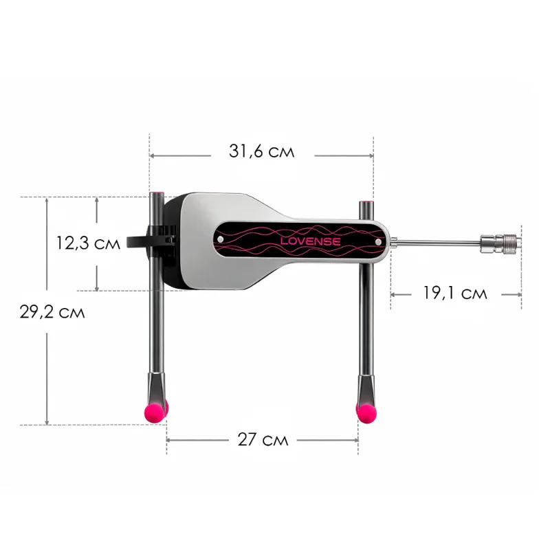 Міні-смарт секс-машина Lovense Mini Sex Machine, підходить для вебкам, 260 фрикцій/хв, дуже легка