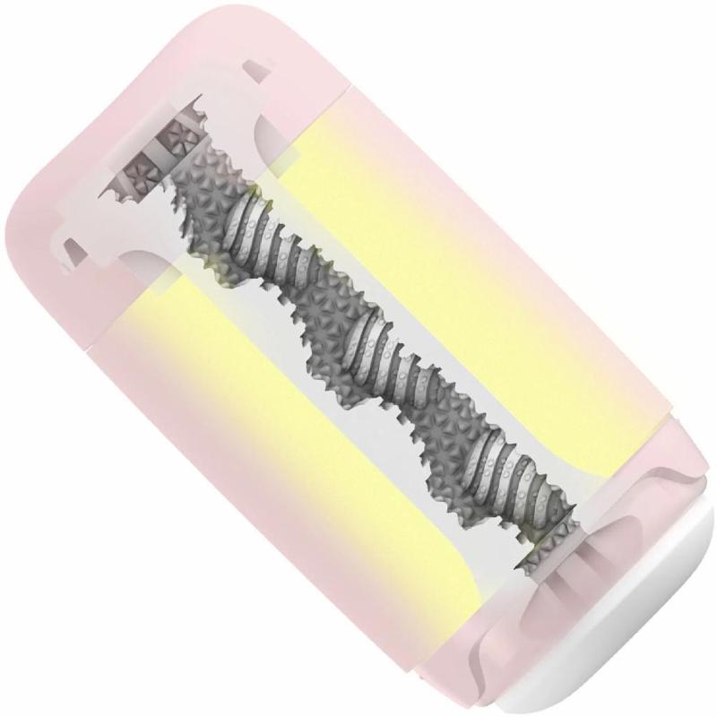 Мастурбатор TENGA PUFFY Strawberry Pink, ультрам’який матеріал, багаторазовий, наскрізний