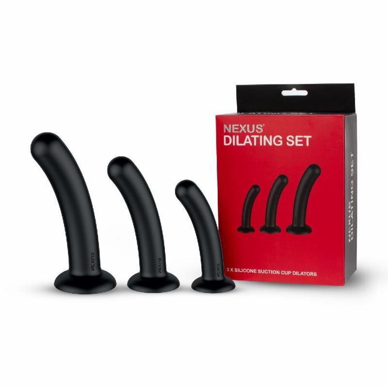 Набір дилдо Nexus Dilating Set (17 см, 15 см, 12,5 см)