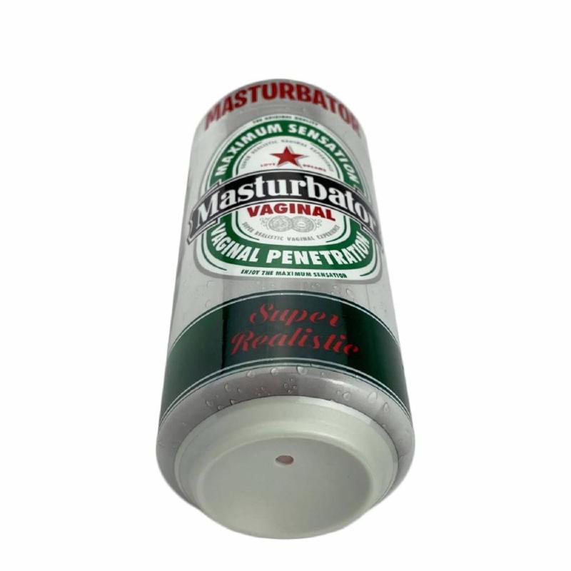 Мастурбатор-вагіна Alive Heineken Vagina II у вигляді банки пива, реалістичний