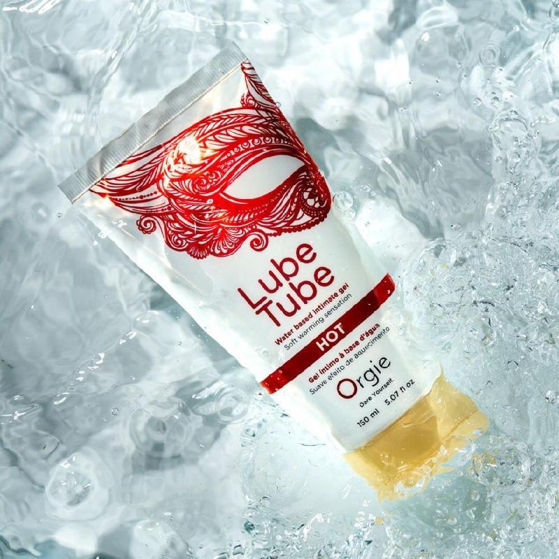 Лубрикант на водній основі Orgie Lube Tube Hot, 150 мл, із зігрівальним ефектом, без запаху