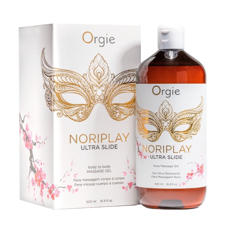 Гель для NURU-масажу Orgie – Noriplay Ultra Slide (500 мл), екстракт морських водоростей, простирадло - зображення 1
