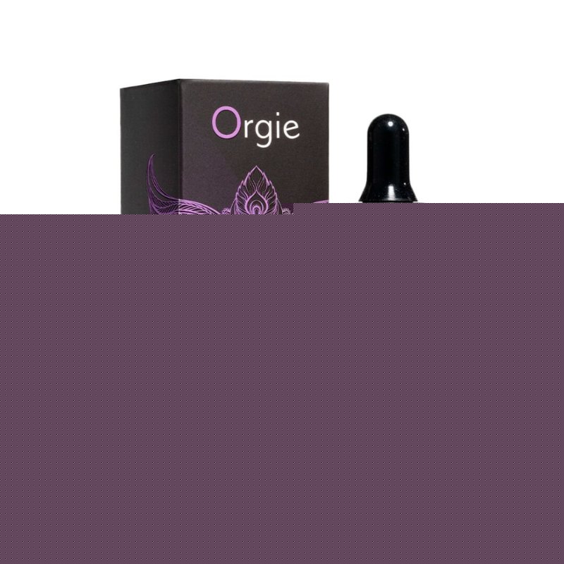 Збуджувальні краплі для клітора Orgie Orgasm Drops, 30 мл, ефект розігріву та охолодження - зображення 1