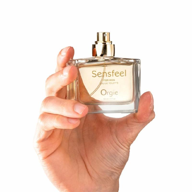 Чоловічі парфуми з феромонами Orgie – Sensfeel for Man (50 мл), цитрусово-деревний аромат