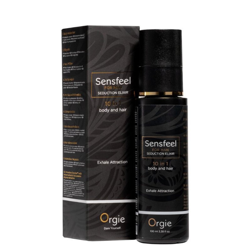 Лосьйон з феромонами для тіла та волосся Orgie – Sensfeel Seduction Elixir 10 in 1 for Man (100 мл) - зображення 1