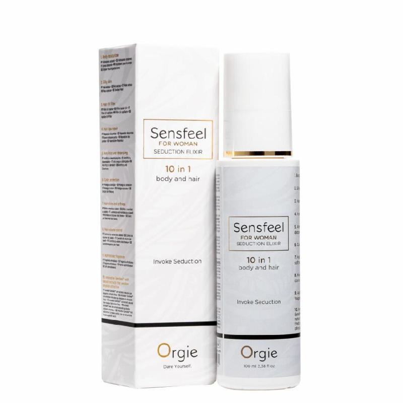 Лосьйон з феромонами для тіла та волосся Orgie – Sensfeel Seduction Elixir 10 in 1 for Woman (100 мл) - зображення 1