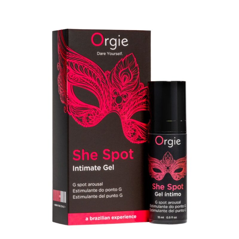 Гель для стимуляції точки G Orgie She Spot Intimate Gel, 15 мл, тепло-холод, ефект вібрації - зображення 1