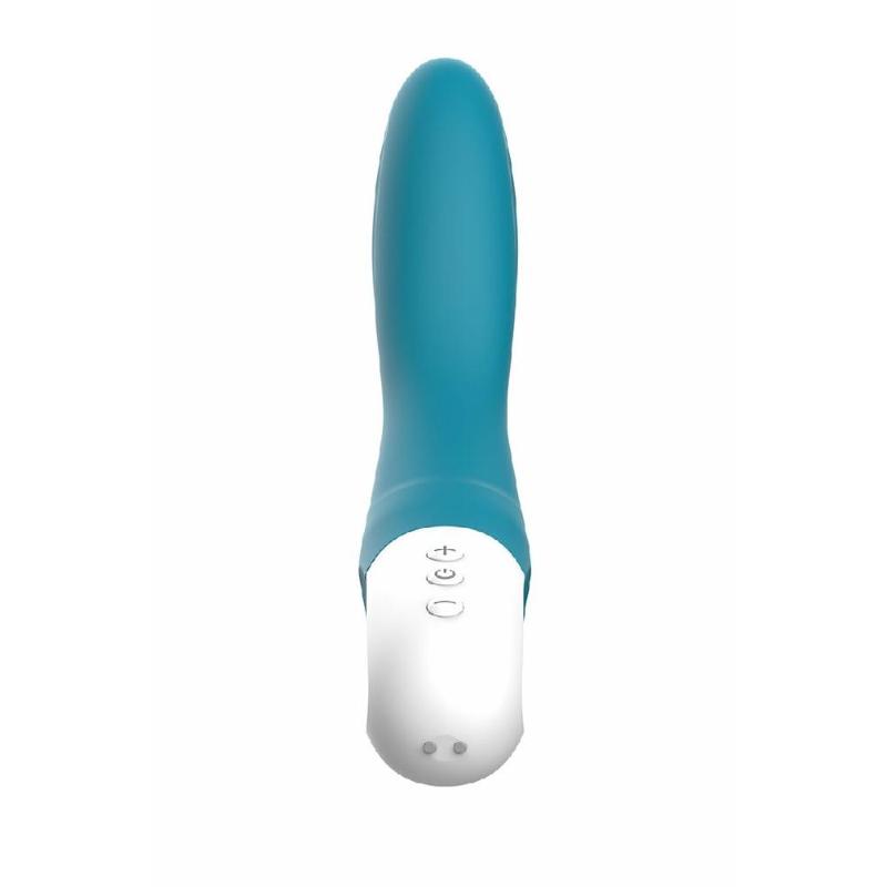 Вібратор точки G Liebe Bend It Rechargeable Ocean Blue, 10 режимів, дуже потужний, гнучкий стовбур