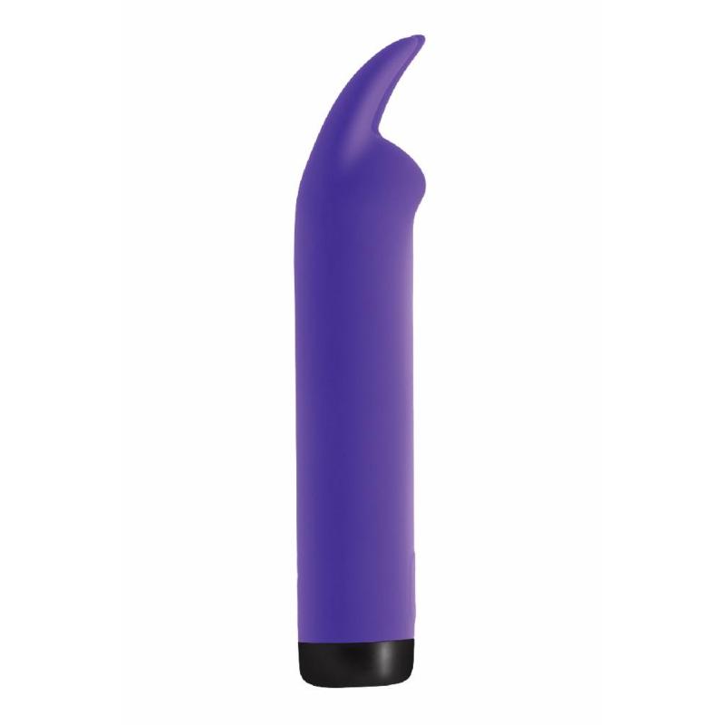 Вібратор S Pleasures Bullets Amethyst, фіолетовий, з двома відростками, 10 режимів, діаметр 2,8 см