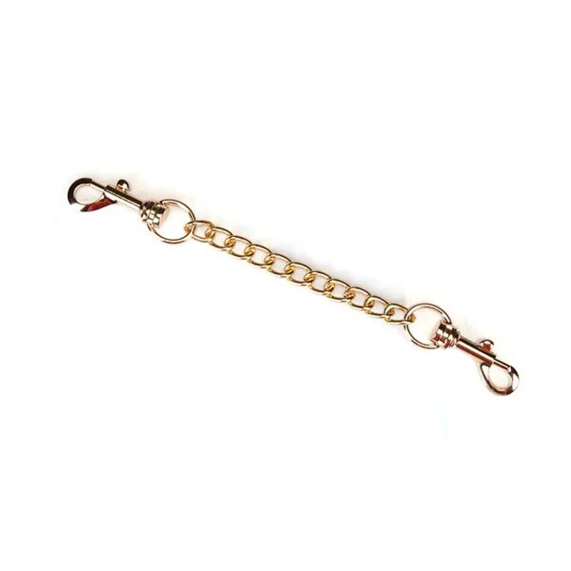 Наручники Liebe Seele Boudoir Amor Wrist Cuffs Black, з’єднувальний ланцюжок на карабінах