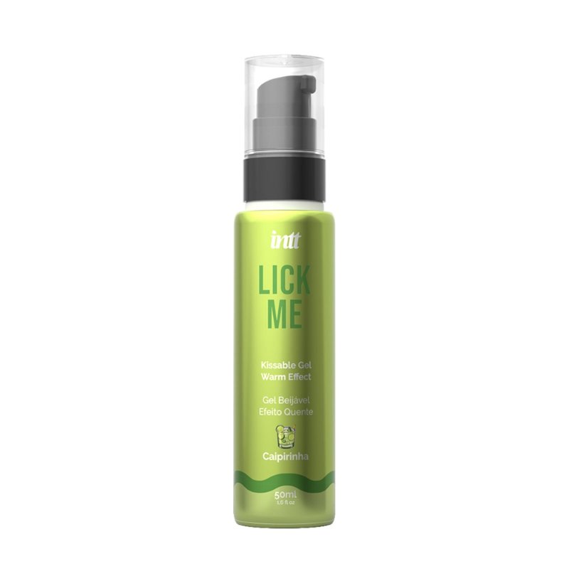 Гель для оральних ласк із зігрівальним ефектом INTT Lick Me Kissable Gel Caipirinha 50 мл, без цукру - зображення 1
