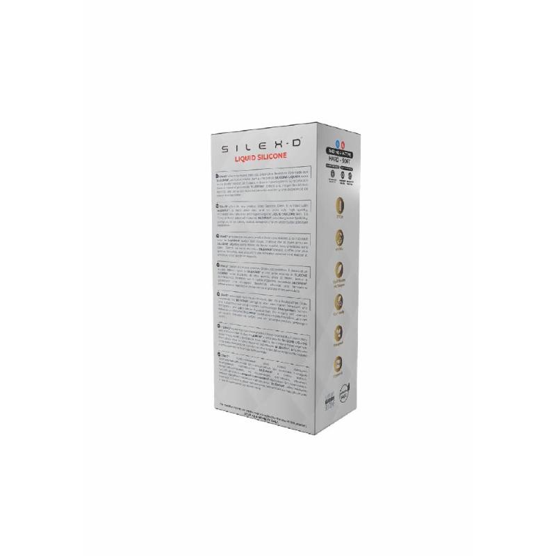 Фалоімітатор SilexD Flesh (MODEL 2 size 9in) Liquid Silicone, підходить для торса Apollo S і L