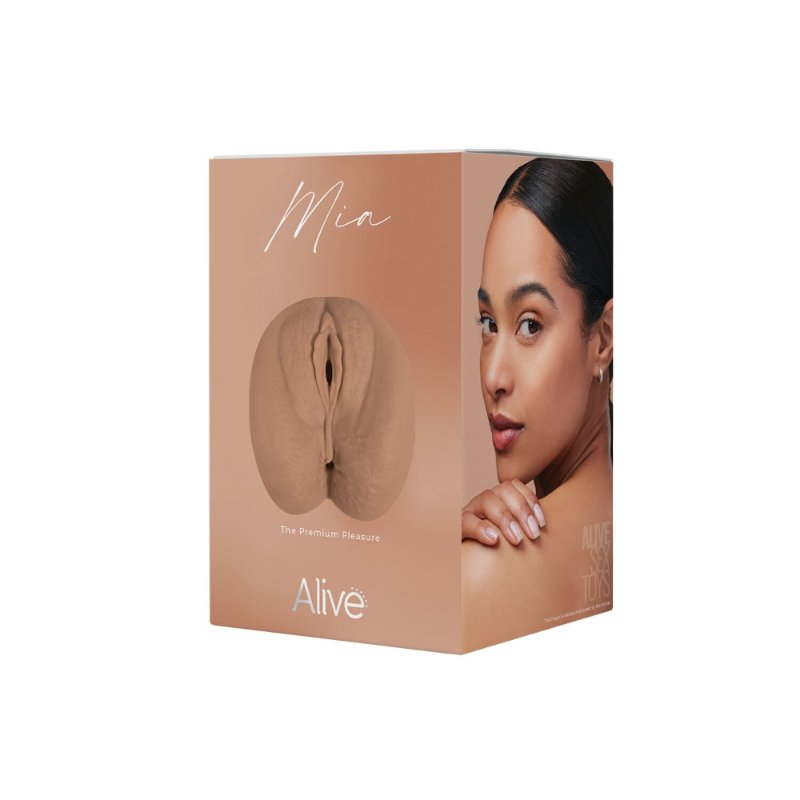 Мастурбатор Alive Mia Super Realistic Masturbator XL Caramel