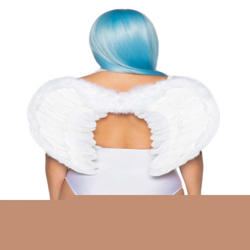 Крила ангела Leg Avenue Marabou Feather Angel Wings, справжнє пір'я