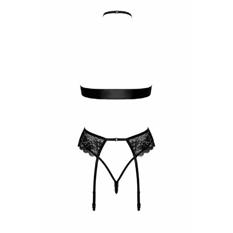 Комплект Kissable Bondage Kiss Set Black L/XL