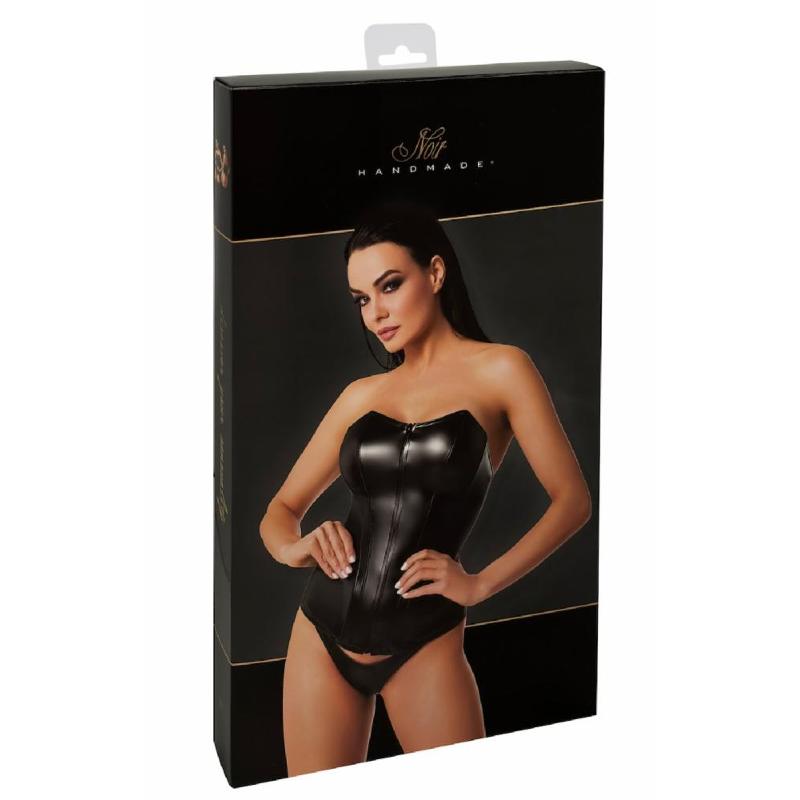 Корсет Noir Handmade F334 Powerwetlook corset - XL