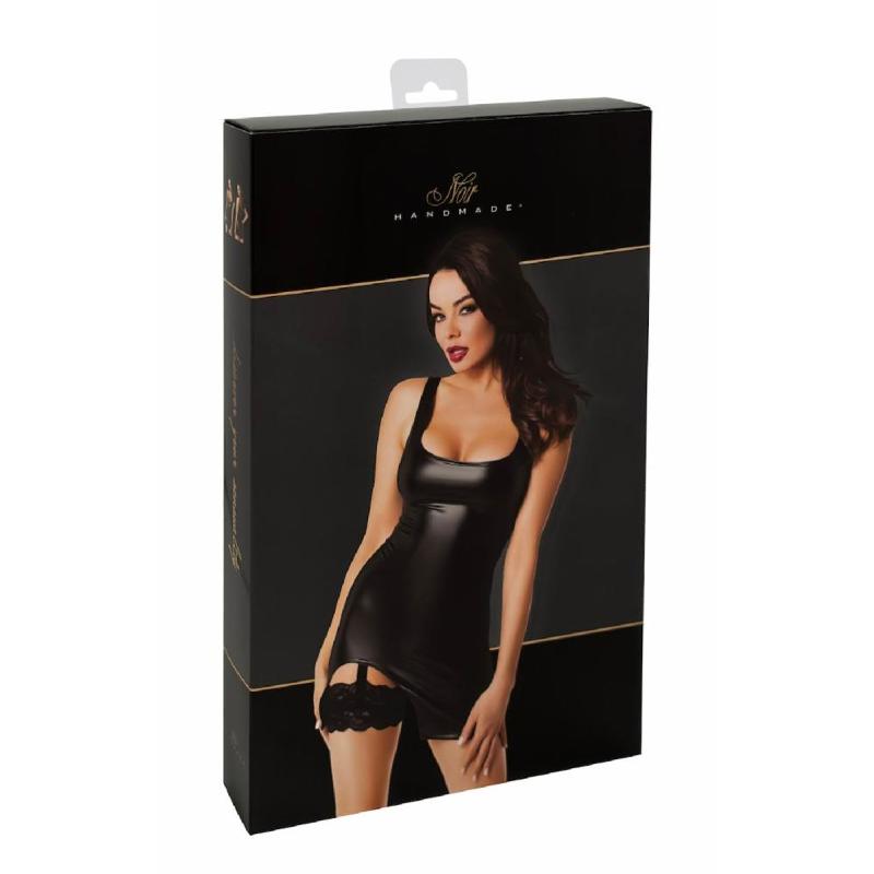 Сукня Noir Handmade F344 Powerwetlook dress with garter - S