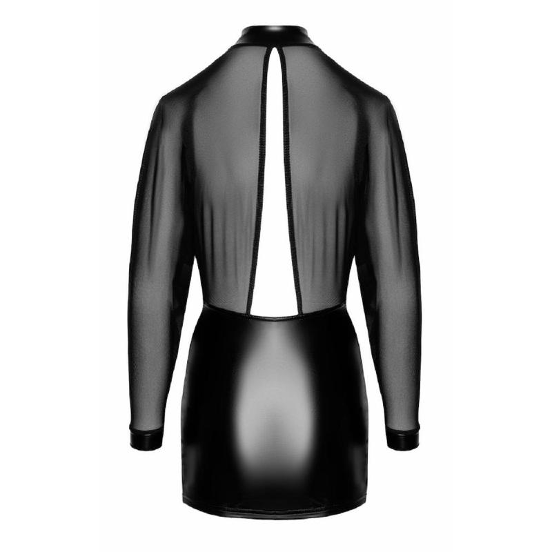 Сукня Noir Handmade F348 Powerwetlook and tulle dress - 5XL