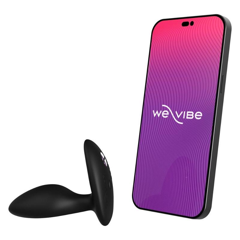 Анальна смарт-вібропробка We-Vibe Ditto+ Satin Black з пультом ДК