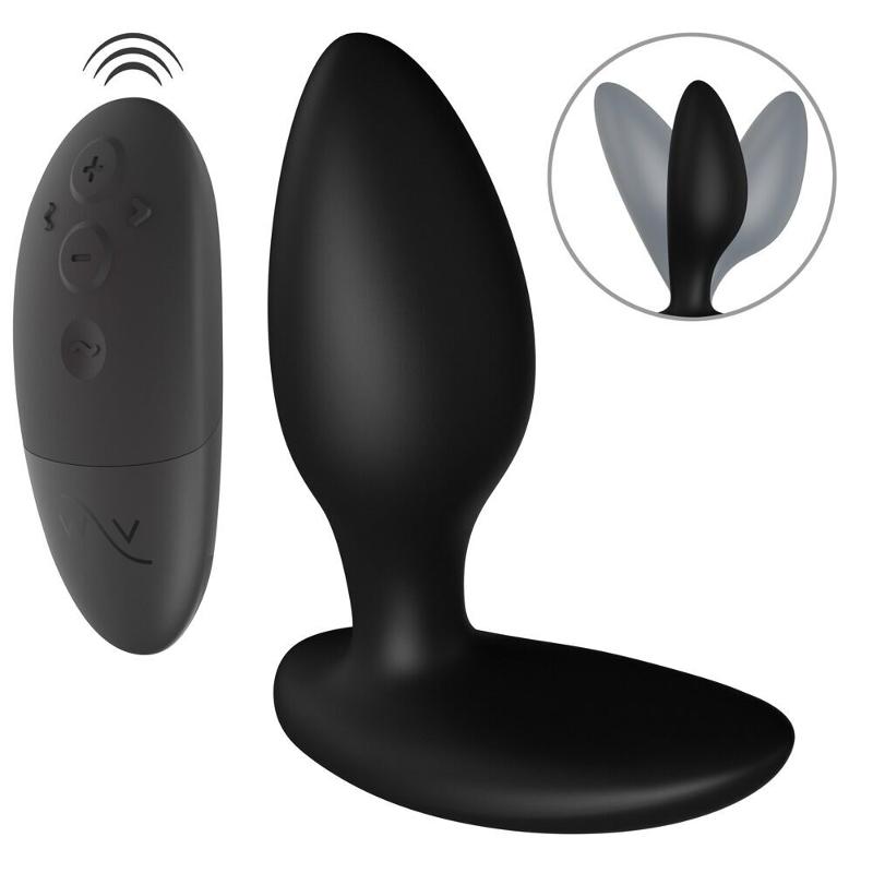 Анальна смарт-вібропробка We-Vibe Ditto+ Satin Black з пультом ДК - зображення 1