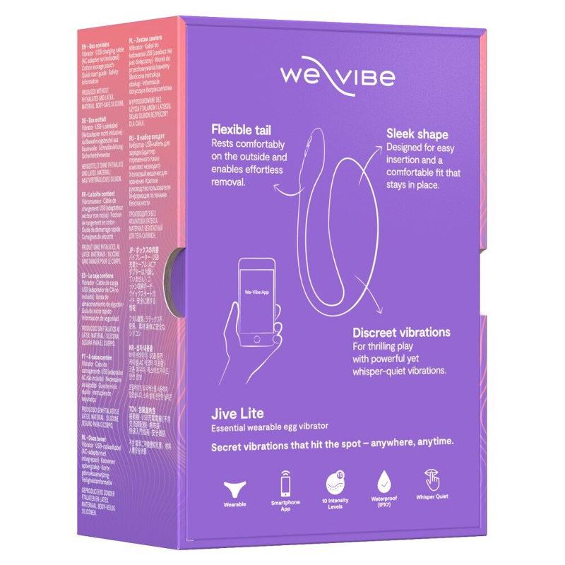 Смарт-віброяйце We-Vibe Jive Lite Purple, невеликий розмір