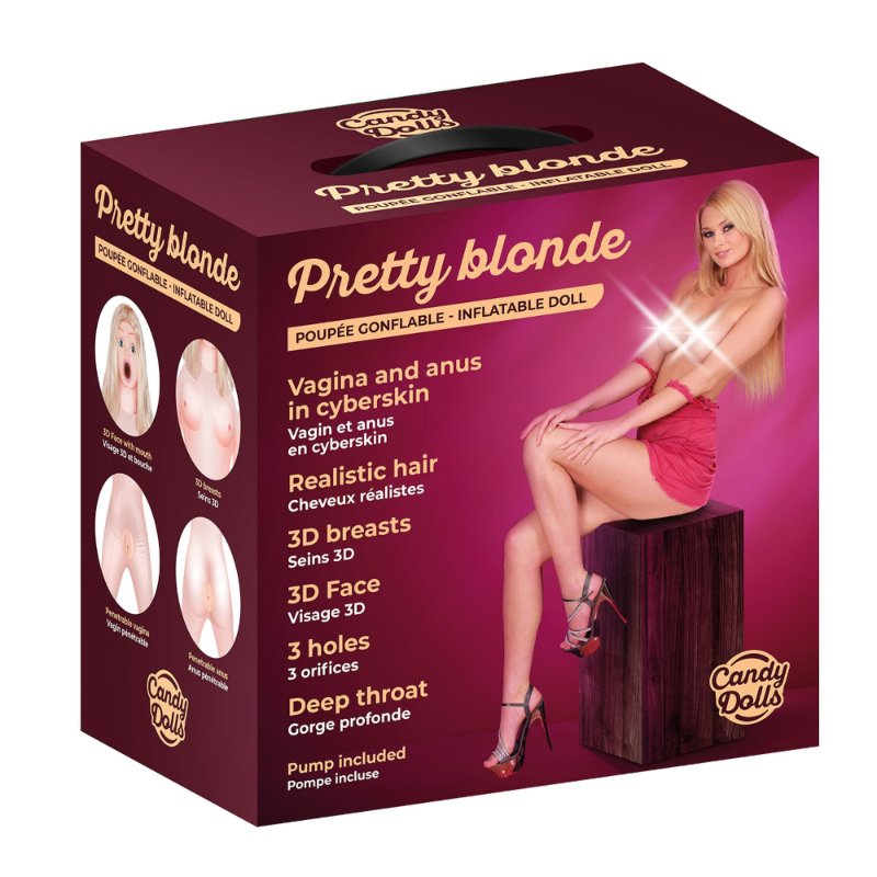 Надувна лялька Candy Dolls Pretty Blonde - зображення 1