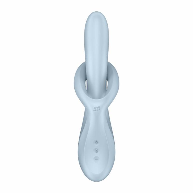 Вібратор з ротацією Satisfyer Heat Flex 4 Blue, підігрів до 39°C