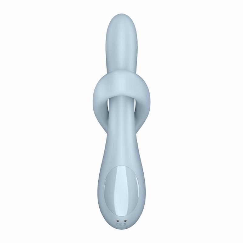 Вібратор з ротацією Satisfyer Heat Flex 4 Blue, підігрів до 39°C