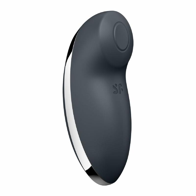Вібростимулятор-пульсатор Satisfyer Tap & Climax 2 Grey, ефект постукування пальцем