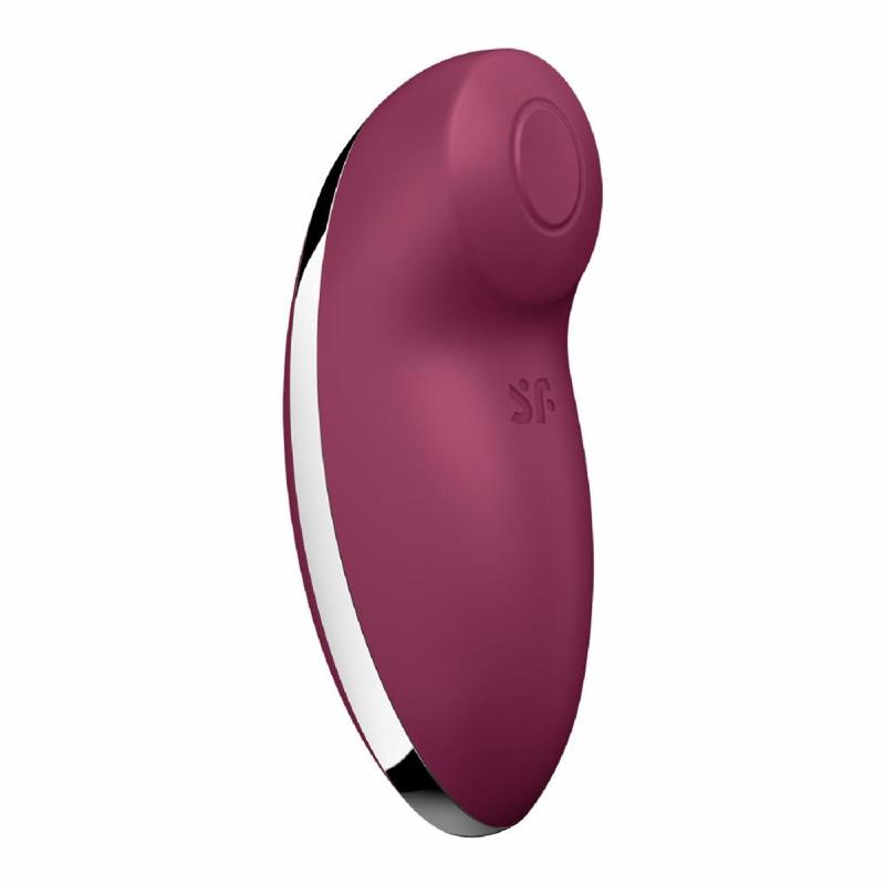 Вібростимулятор-пульсатор Satisfyer Tap & Climax 2 Red, ефект постукування пальцем