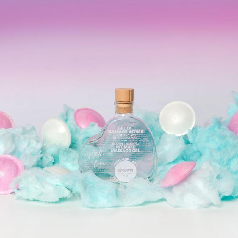 Розпродаж!!! Масажний гель EXSENS With Love Cotton Candy 50 мл (термін 04.2027)