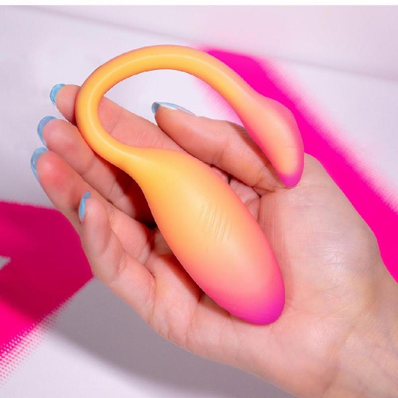 Смарт-віброяйце Magic Motion Flamingo Max Orange 2 в 1: віброяйце та тренажер Кегеля, 10 режимів