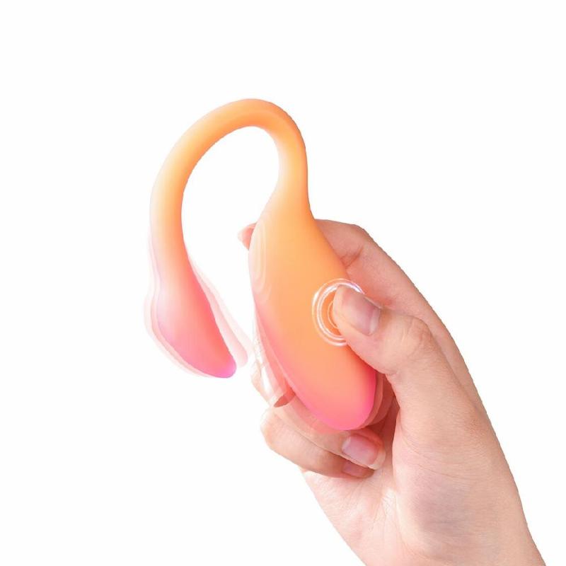 Смарт-віброяйце Magic Motion Flamingo Max Orange 2 в 1: віброяйце та тренажер Кегеля, 10 режимів