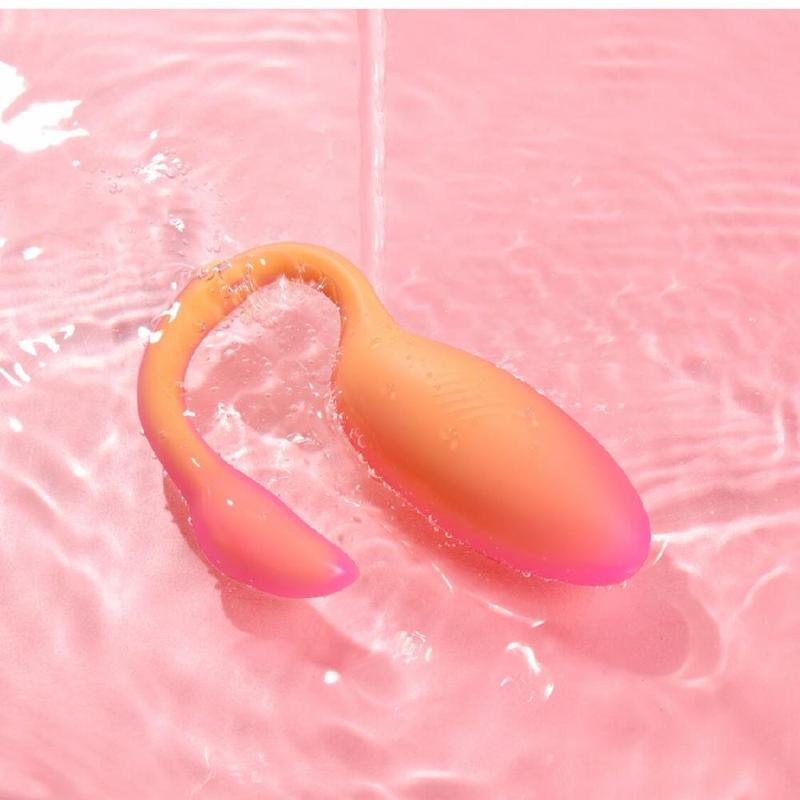 Смарт-віброяйце Magic Motion Flamingo Max Orange 2 в 1: віброяйце та тренажер Кегеля, 10 режимів