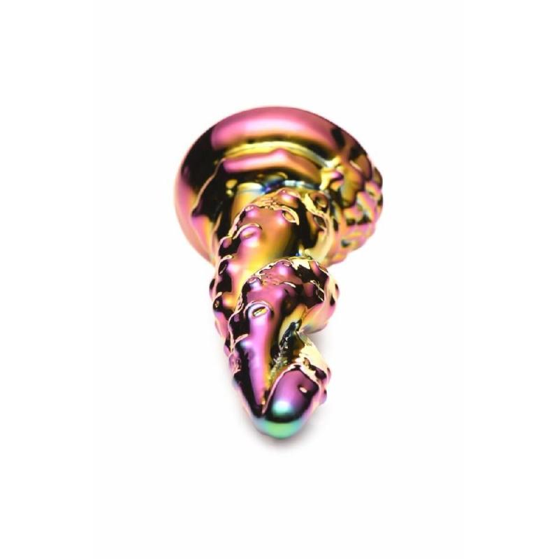 Фентезійний скляний фалоімітатор Creature Cocks Enchanting Rainbow Glass Dildo, 16 см