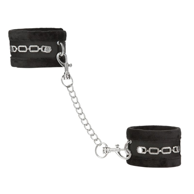 Наручники Punishment - Crystal Detail Handcuffs - Black - зображення 1