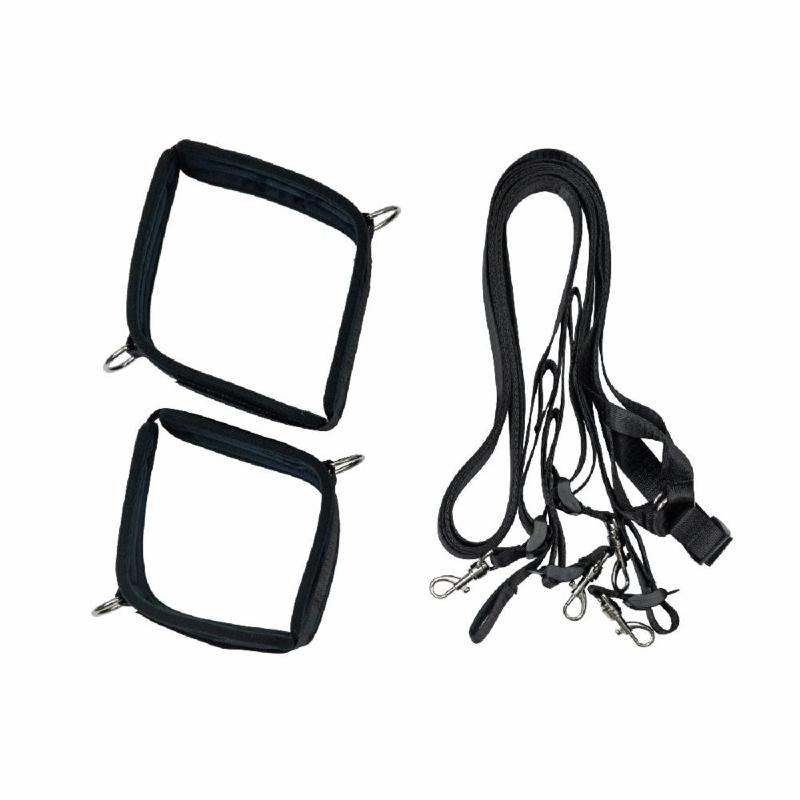 Розтяжка на ліжко Punishment – 5-Piece Bed Restraint Kit – Black, 5 предметів