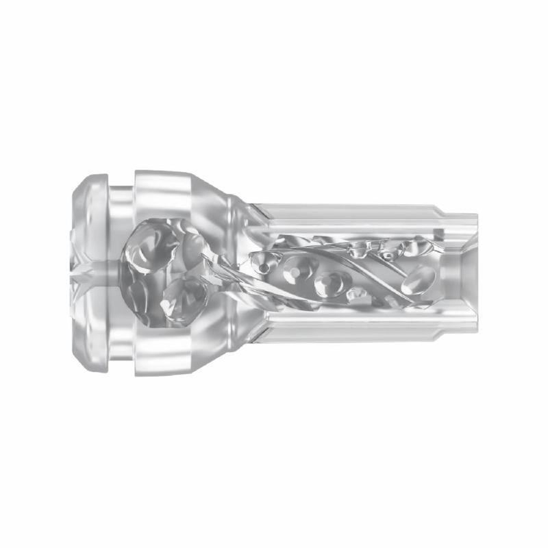 Мастурбатор Kiiroo Feel Pocket Crystal, сумісний з інтерактивною насадкою PowerBlow