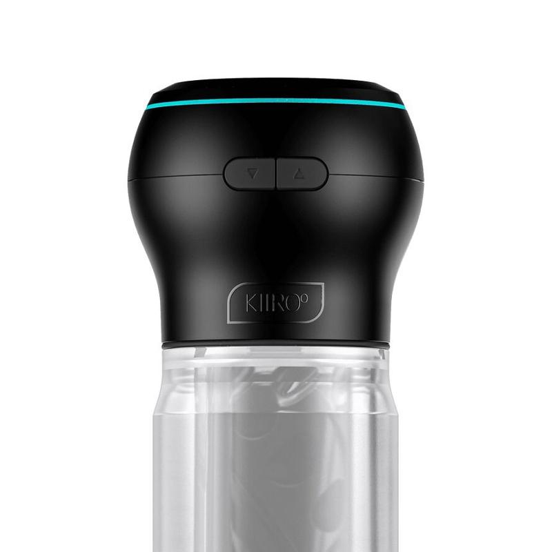 Мастурбатор Kiiroo Feel Pocket Crystal зі всмоктувальною інтерактивною насадкою PowerBlow Combo Set