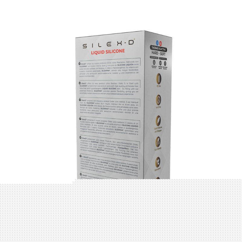 Фалоімітатор SilexD Flesh (MODEL 2 size 8in) Liquid Silicone, підходить для Apollo S та L