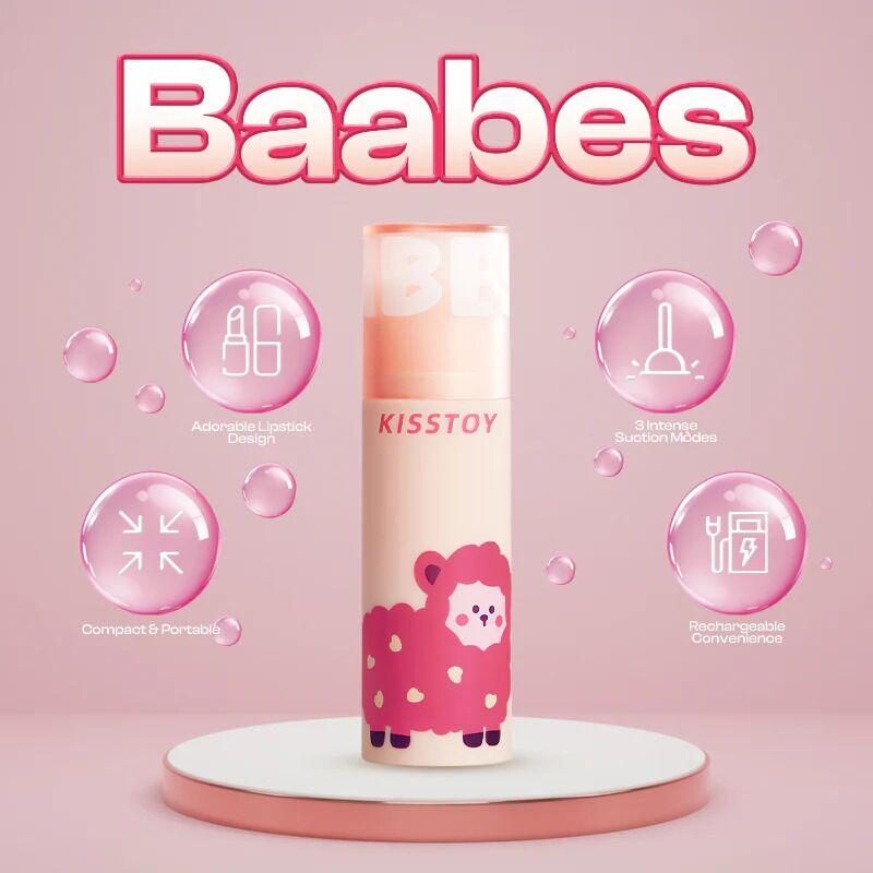 Вакуумний стимулятор KISSTOY Baabes, мініатюрний, 3 рівні інтенсивності вакууму