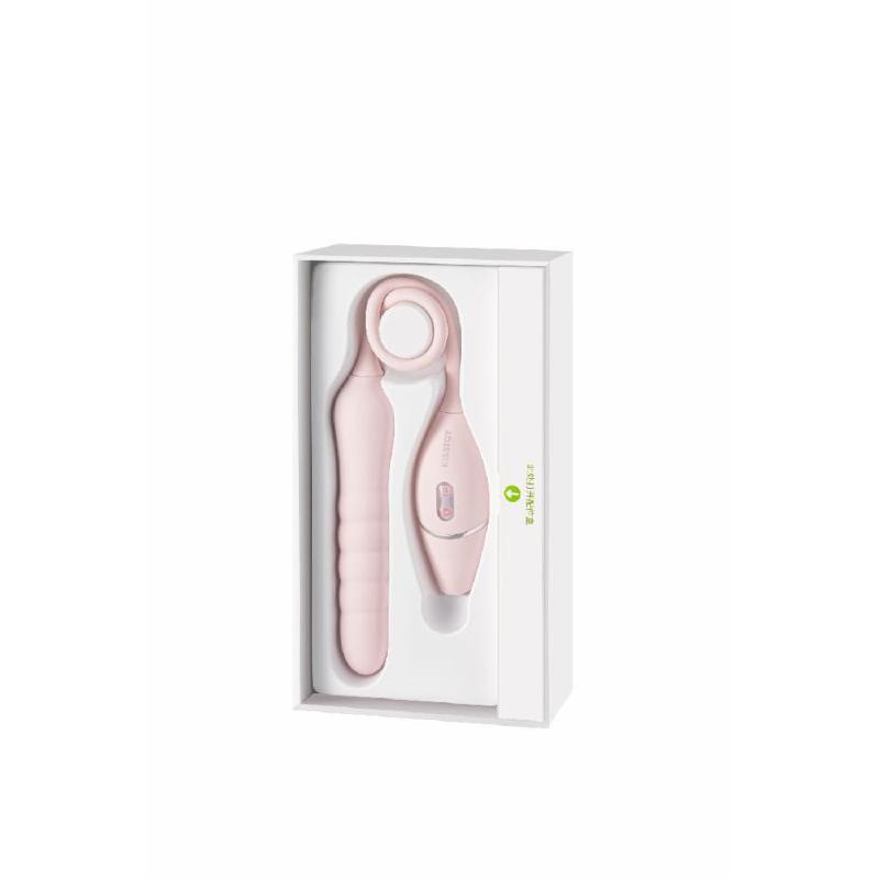 Пульсатор з вакуумним стимулятором KISSTOY Cathy III Pink, 5 режимів вакууму, 10 режимів пульсації