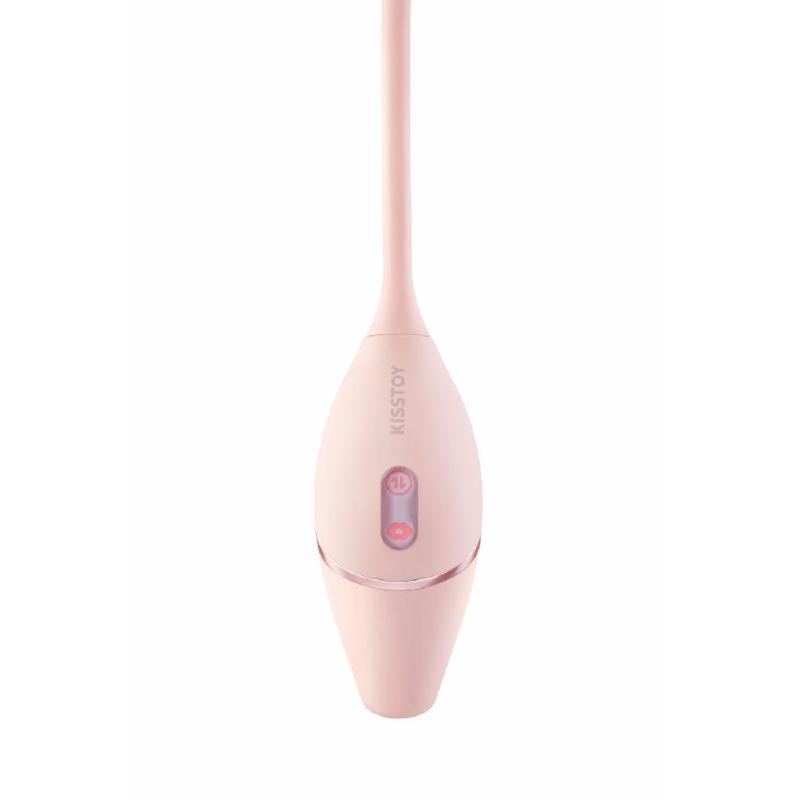 Пульсатор з вакуумним стимулятором KISSTOY Cathy III Pink, 5 режимів вакууму, 10 режимів пульсації