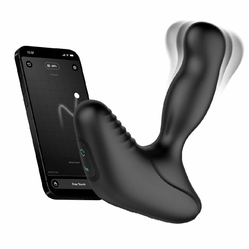 Смарт-масажер простати Nexus Revo Stealth with APP, вібрація+ротація, пульт ДУ, до 10 годин роботи