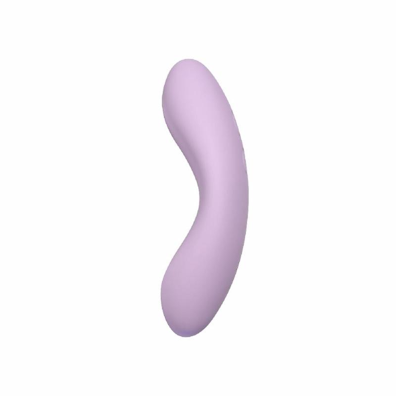 Смарт-вібратор для клітора Svakom Echo 2 Pink Lilac, підігрів до 38 °C, знімна насадка на палець