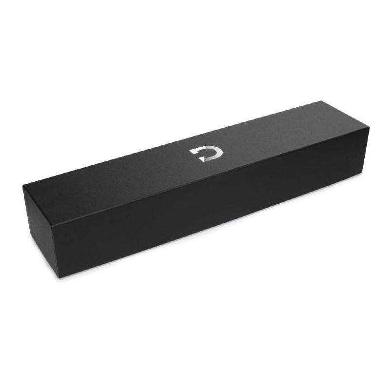 Преміальний вібромасажер DOXY Die Cast матово-чорний, з покриттям із 24-каратного золота