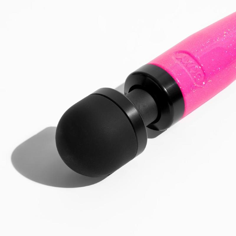 Вібромасажер DOXY Die Cast 3 Hot Pink, дуже потужний, живлення 220В, металевий корпус